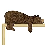 Tür-Topper in Bärenform – Niedliche Holzdekoration, Bär...
