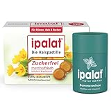 ipalat Halspastillen Zuckerfrei: Bei Heiserkeit & Hustenreiz, mit Menthol, Primelwurzel, Anis, und Fenchel, 120 Lutschpastillen + Sommerminze Add-On (40 Stück)