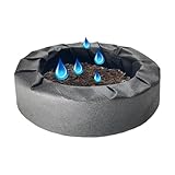 Schwimminsel Teich Rund, Treibende Pflanzinsel Für Den Teich, Hydroponischer Schwimmender Teichpflanzer, Schwimmende Blumeninsel, Gewebter Stoff Gartenteich Pflanzer, Stoff Floating Island Pflanzer