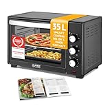 TZS First Austria - Minibackofen 35L 1600W - Mini Backofen...