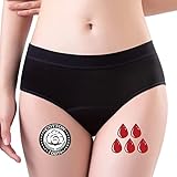 FOTOOL perioden unterwäsche Frauen Damen Panty Menstruation Postpartum Baumwoll periodenunterschwäsche inkontinenz (3 Pack,S)