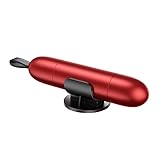 2 Stück Auto Sicherheitshammer, 2 In 1 Gurtschneider Notfallhammer, Nothammer mit Testglas zum Üben, Federkorn Nothammer, Fensterbrecher für Autoscheibe Notfallrettungs Auto(Grau+Rot)