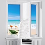 Fensterabdichtung für Mobile Klimageräte 400cm, Fensterdurchführung für Klimaanlage, Abluftschlauch, Flügelfenster, Mobile Klimageräte, Klimaanlagen, Wäschetrockner