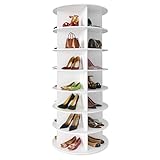 SpaceAid Drehbares Schuhregal mit 7 Ebenen, drehbares...