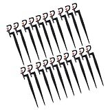 Morain 20 Stück 23,1 cm 360 Grad drehbarer Bewässerungssprinkler Bodeneinsatz Sprüher Muster Landwirtschaft Tropfsprüher Bodeneinsatz Tropfbewässerung Pfahl