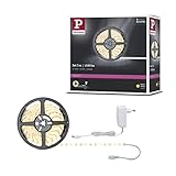 Paulmann FN SimpLED Stripe Set 5m Warmweiß 17W 230/12V DC Weiß Metall Kst