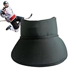 Sporthalsschutz - Wasserdichte atmungsaktive Halsschutz mit Magischen Aufkleber,Bequeme Hockeyausrüstung Schlüsselbeinschutz für Sportler Erwachsene Torhüter