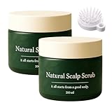 Lissima Natural Scalp Scrub, Deep Cleansing & Nourishing Peeling, nährt die Kopfhaut und repariert die Haarpflege, lindert juckende Kopfhaut und Dand, verlässt Haare glatter und verwaltbarer (2)