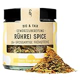 SoulSpice Bio Rührei Spice 45g - Bio Gewürz für Rührei, Spiegelei oder Omelette - Gewürzmischung 100% Bio und Fairtrade für den perfekten Start in den Tag