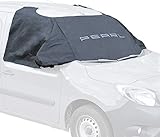 PEARL Frontscheibenabdeckung: Anti-EIS-Kfz-Scheibenabdeckung, Magnet-Fixierung, 270 x 94 cm (Autoscheibenabdeckung Winter, Autoabdeckung Winter Magnet, Autoscheibe Abdeckung)