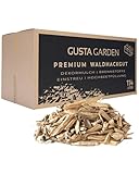 GUSTA GARDEN Premium Waldhackgut – Nachhaltig Produziert in Österreich | Umweltfreundliche Alternative zu Mulch und Hackschnitzel | 114L Karton