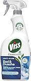 VISS Reinigungsspray Bad & Dusche für strahlenden Glanz 100% kraftvoll gegen Kalk 750 ml