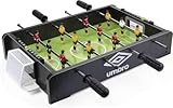Umbro Kickertisch - Tischfußball - mit 12 Spielern - Inkl....
