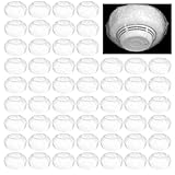 Xindojuz Brandmelder-Abdeckung, wiederverwendbar, weiß, dick, elastisch, Kunststoff, für Alarm, Staub, Farbe, für Gebäude, Hausalarme, Kochen oder Backen, 15 x 15 cm, 50 Stück