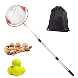 Grober Nusssammler – Rollender Obstpflücker Für Walnüsse, Kastanien | Gartengerät, Pflücker, Obstsammler | Inklusive Kugelset Und Aufbewahrungstasche – Ideal Zum Sammeln Von Nüssen, Früchten,