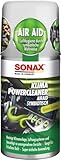 SONAX KlimaPowerCleaner AirAid symbiotisch Green Lemon (100 ml) Klimareiniger sorgt schnell und einfach für langanhaltende Lufthygiene und befreit dauerhaft von lästigen Gerüchen | Art-Nr. 03234000