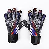 YHNNH Fußball-Torwarthandschuhe, Torwart-Trainingshandschuhe, starker Griff, rutschfest und atmungsaktiv, for Erwachsene Kinder(Colour,9)
