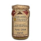 Italienische Olivenpaste aus Grünen Oliven - – Food Gourmet Delicatessen/Authentischer italienischer Geschmack – Vielseitig für verschiedene Rezepte – Made Italy - Delizie Vaticane di Tropea 180gr