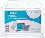 BAYROL 287125 Tabletten Nachfüllpackung für manuellen Pooltester pH/CloderpH/Br-2x30TablettenPhenolRedundDPDNo.1-pH-WertundfreiesChloroderBrom