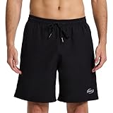 Leeboom Sport Shorts Herren Trainingshose Herren Kurz Laufhose Kurz Basketball Shorts Leicht mit Reißverschlusstasche für Sport Fitness Outdoor Summer