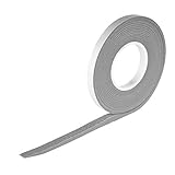 5,6 m Komprimierband Acryl 300 15/6, grau Bandbreite 15 mm, expandiert von 6 auf 30 mm, Quellband/Fugendichtband/Kompriband/Fugenabdichtung/Fensterdichtband/Dichtungsband