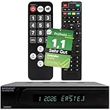 [ Test SEHR GUT, Note 1.1 *] Zehnder HD 2700 VFD DVBC Kabel-Receiver & DVBT2 Receiver + Senioren Fernbedienung, PVR Aufnahmefunktion, DVB-C Reciver & HDMI Reciever für DVB-T, Kabelreceiver & DVB T
