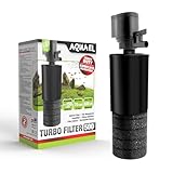 Aquael Filter Turbo 500 – Komplette Filterung | Innenfilter für Süßwasseraquarien bis 150 l | 500 l/h | 4,4 W | Belüftung + Regulierung
