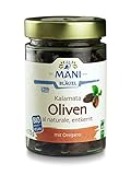 MANI ΜΑΝΙ Kalamata Oliven, al naturale, entkernt, bio, 3er Pack (3 x 175 g)