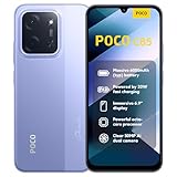 XIAOMI Poco C85, Smartphone 6+128GB, 6,9' 120Hz Display 7,99mm Design, MediaTek Helio G81-Ultra Octa-Core, 50MP AI-Zweifach-Kamera, 6000mAh, Purple, Ladegerät Nicht im Lieferumfang enthalten