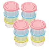 PEPLAYTAL 12 Stück Teiliges Auslaufsicherer Frischhaltebox mit Deckel Stapelbare Kühlschrank aufbewahrungsbehälter aus Bpa freiem Wiederverwendbare Vorratsdosen für Meal Prep Gefrierfach
