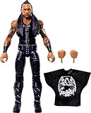 Mattel WWE Elite Actionfigur & Zubehör, 15,2 cm großes Sammlerstück Damian Priester mit 25 Gelenkpunkten, lebensechtem Look & austauschbaren Händen