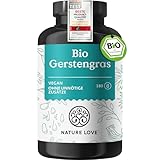 NATURE LOVE® Bio Gerstengras - 1500 mg je Tagesdosis - aus...