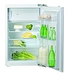 Bauknecht KSI 9GF2 Einbau-Kühlschrank mit Gefrierfach (Nische 88) / Gesamtnutzinhalt: 118 Liter/ Abtauautomatik im Kühlteil / LED-Licht / Einfache Festtürmontage SETMO-QUICK,Weiß, Höhe: 87,5 cm