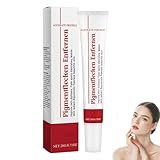 Pigmentflecken Entferner Creme Gesicht, Aufhellungscreme Gegen Dunkle Flecken, Dunkelfleckenentferner für den Körper Dunkelflecken-Korrekturcreme für Achselhöhlen, Innenschenkel und Intimbereiche (1)