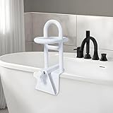 Badewannen Einstiegshilfe für Senioren, Verstellbarer Haltegriff für Wannenrand(8-17 cm), Dreifach-Griff Badewanneneinstiegshilfe, Wannengriffe für die Seite der Wanne, Bis 150 KG Belastbare