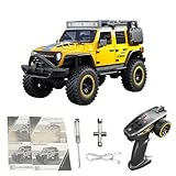 Walmeck RC-Crawler Im Maßstab 1:20, Ferngesteuertes Hochgeschwindigkeitsauto mit Allradantrieb und Bürstenlosem Motor, LED-Leuchten, Geländewagen für Erwachsene und, Robuste
