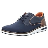 Rieker Herren 11301 Schnürer, blau, 43 EU