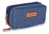 Elite Bags Kühlbeutel für Diabetiker, Farbe: Dunkler Jeansstoff, für Insulinpen und Blutzuckermessgerät