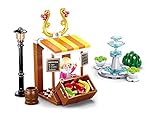 Sluban Klemmbausteine SL95730, Obststand, 99 Teile, M38 B0870, Spielset, Klemmbausteine, City, mit Spielfigur, Mädchenträume, Bunt