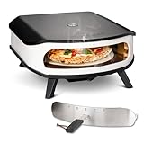 cozze® 17' Pizzaofen mit Drehstein, LED & Tür – 8.0...