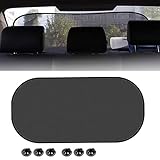 Auto-Sonnenblende mit extra 4 Saugnäpfen, UV-Schutz, Faltbare Auto-Heckscheiben-Sonnenblende, universelle Mesh-Heckscheibenblende