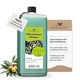 Flora Boost Olivenbaum Dünger Flora Boost 500ml I Für bis zu 100L Gießwasser I Langzeitdünger für verbesserte Blütenbildung I Flüssiger Blatt- & Wurzeldünger I 100% natürlicher Pflanzendünger