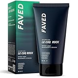 FAVED Intimpflege für Männer 'Le Coq Rock' Intim Deo Creme gegen Wundscheuern, Schweiß und unangenehme Gerüche im Intimbereich, 80ml – MADE IN GERMANY