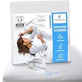 Matratzenschoner 90 x 200 wasserdicht und atmungsaktiv, Inkontinenzunterlage waschbar 90x200, Optimaler Nässeschutz, Hygienischer Anti-milben Matratzen-bezug, Schimmelresistente Matratzenauflage