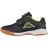 Kappa Kinder Turnschuhe STYLECODE: 260509K KICKOFF K Größe 34 Black/Yellow