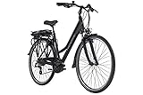 Adore E-Trekking Bike Damen 28'' Marseille schwarz 250 Watt Li-Ion 37V/13 Ah 24 Gänge