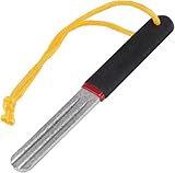 CYXZMYA 1PCS Fischhakenschärfer Doppelseitiger,Doppelseitiger Hook Sharpener,Tragbares Schleifwerkzeug zum,Hakenschärfer aus Diamantmaterial,Angeln mit Griff und Hängende für Outdoor Angeln （dunkel）