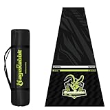 MageRabbit DartMatte 65x295cm,Dartteppich mit Abwurflinie,rutschfeste Teppichmatte für Boden und Dartspitzen Schutz,Dartteppich mit Oche,Dartscheibe Matte