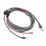 Fafeicy Rechteckiges Satellitenstromkabel, 18 AWG Kupfer, 16,4 Fuß Länge für Mini-Satellitenschüssel, Plug-and-Play mit 30-A-Sicherungskasten