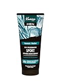 Kneipp MEN 2 in 1 Dusche Sport - Duschgel & Shampoo mit natürlichem Kühleffekt Dank ätherischem Rosmarinöl & natürlichem Menthol - für Körper & Haare - erfrischt intensiv & reaktiviert - 200ml